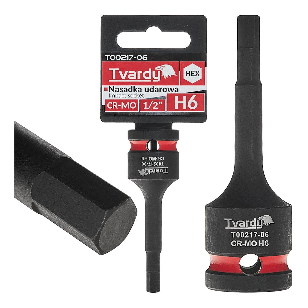 Slagdop HEX 1/2" H6 CR-MO