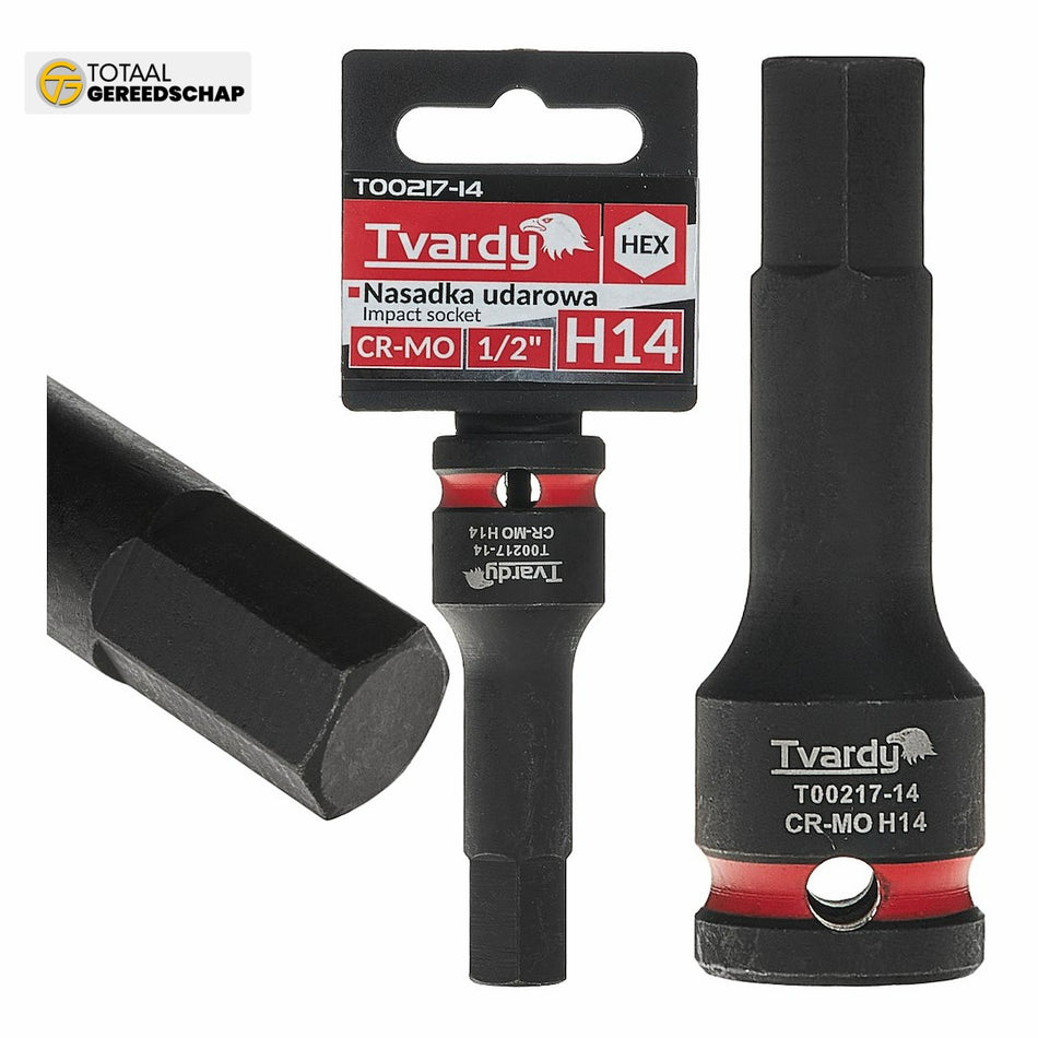 HEX impact socket 1/2" H14 CR-MO