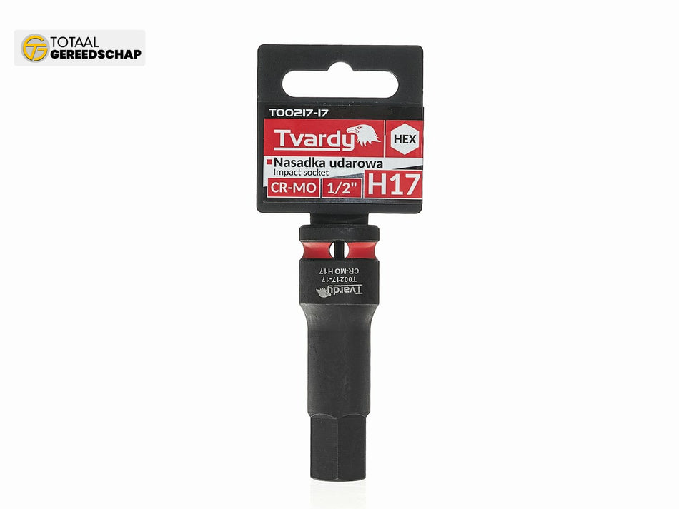 HEX impact socket 1/2" H17 CR-MO