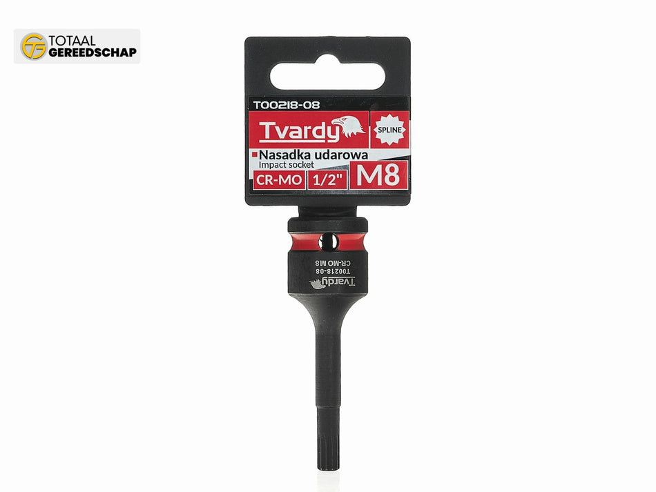 SPLINE impact socket 1/2" M8 CR-MO