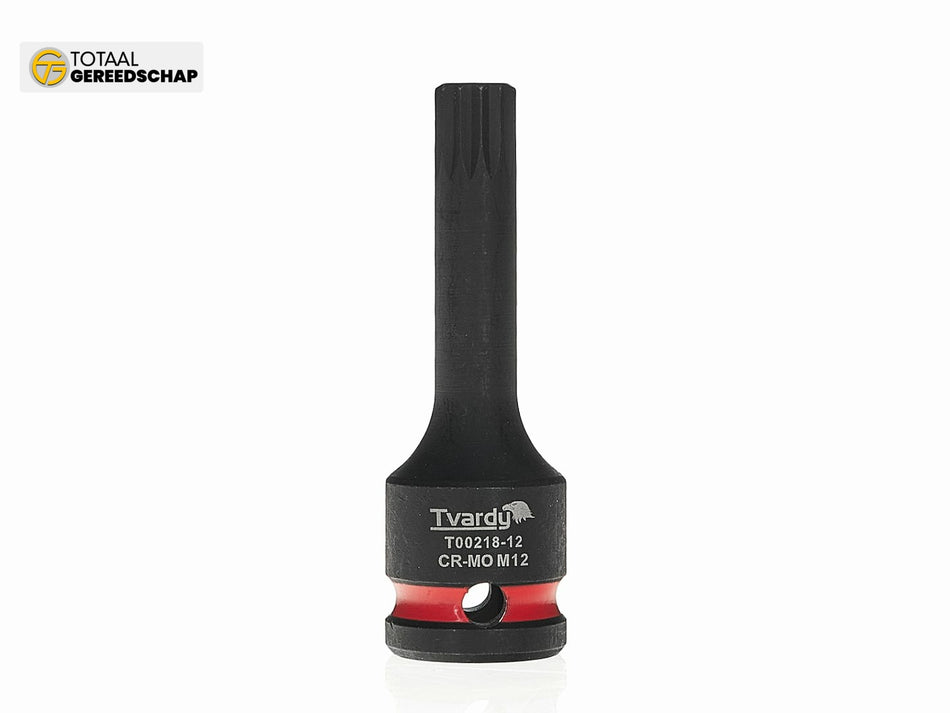 SPLINE impact socket 1/2" M12 CR-MO