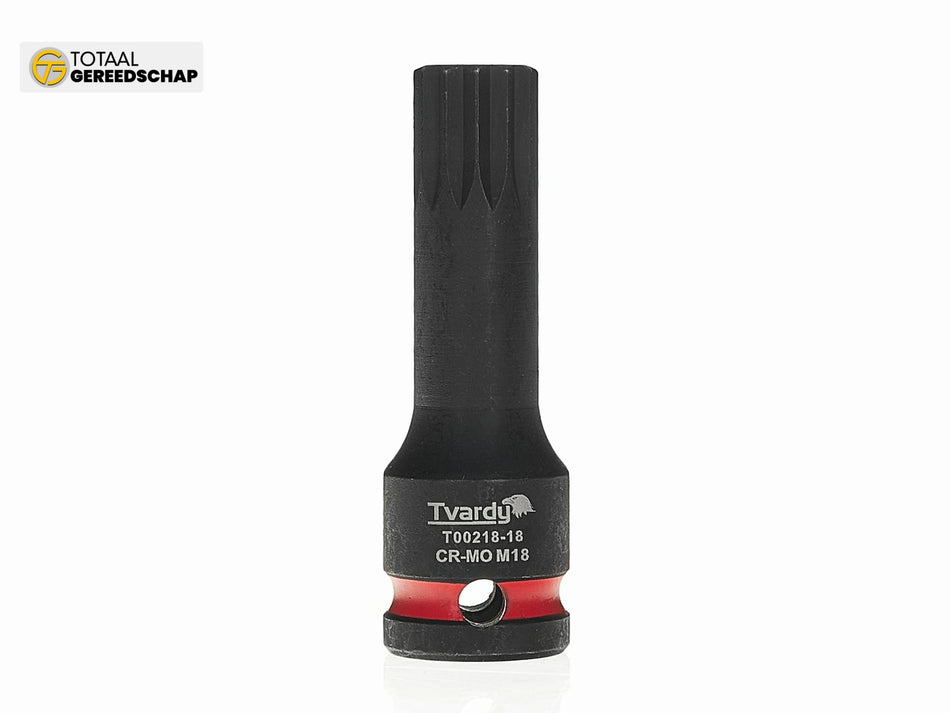 SPLINE impact socket 1/2" M18 CR-MO