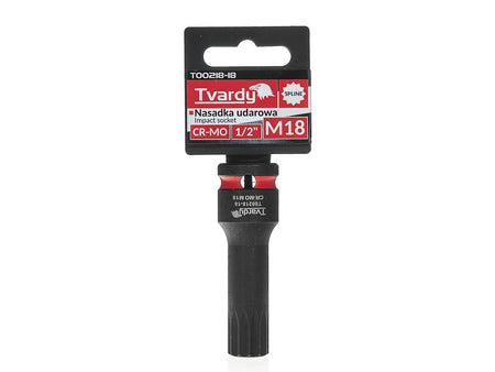 Sla-tandhouder SPLINE 1/2" M18 CR-MO