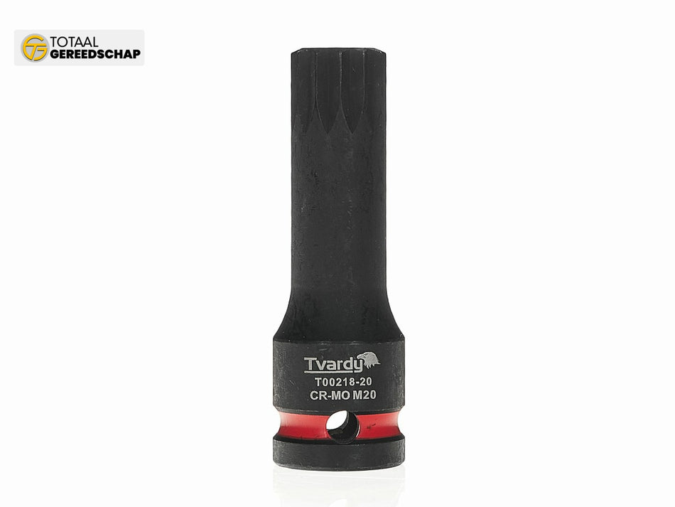 SPLINE impact socket 1/2" M20 CR-MO
