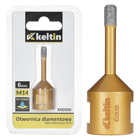 Diamantgatboor voor gres 6mm M14
