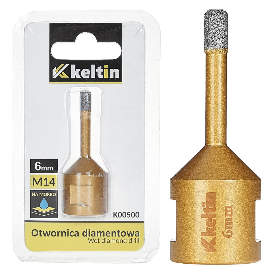 Diamantgatboor voor gres 6mm M14