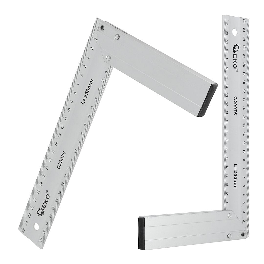 Bouw- en timmerhoek 250mm ALU