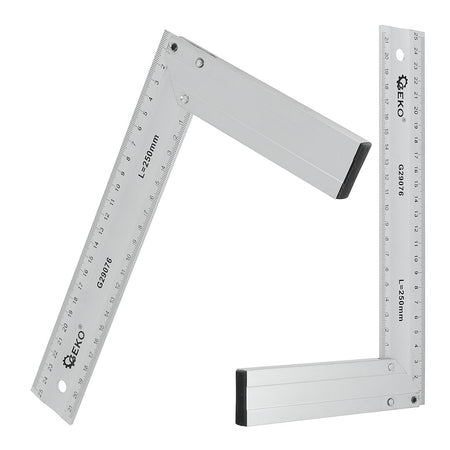 Bouw- en timmerhoek 250mm ALU