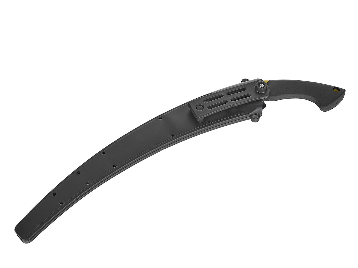 Gebogen zaag 35cm met PTFE-coating en schede 65Mn