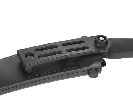 Gebogen zaag 35cm met PTFE-coating en schede 65Mn