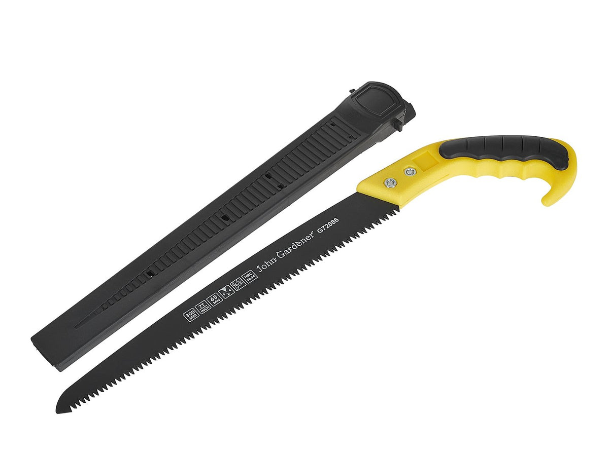 Rechte zaag 30cm met PTFE-coating en schede 65Mn