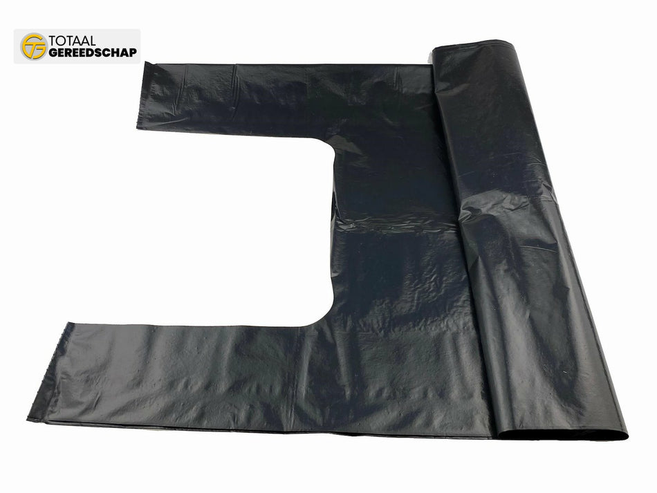 Very strong garbage bags with HANDLES 160L (roll of 10 pcs) - black