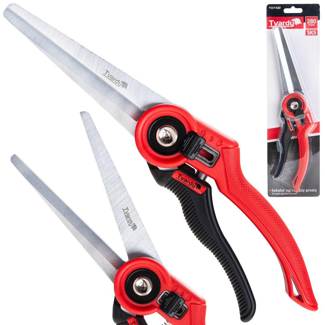 Rechte tuingrensschaar met snoeiend mes 280mm SK5