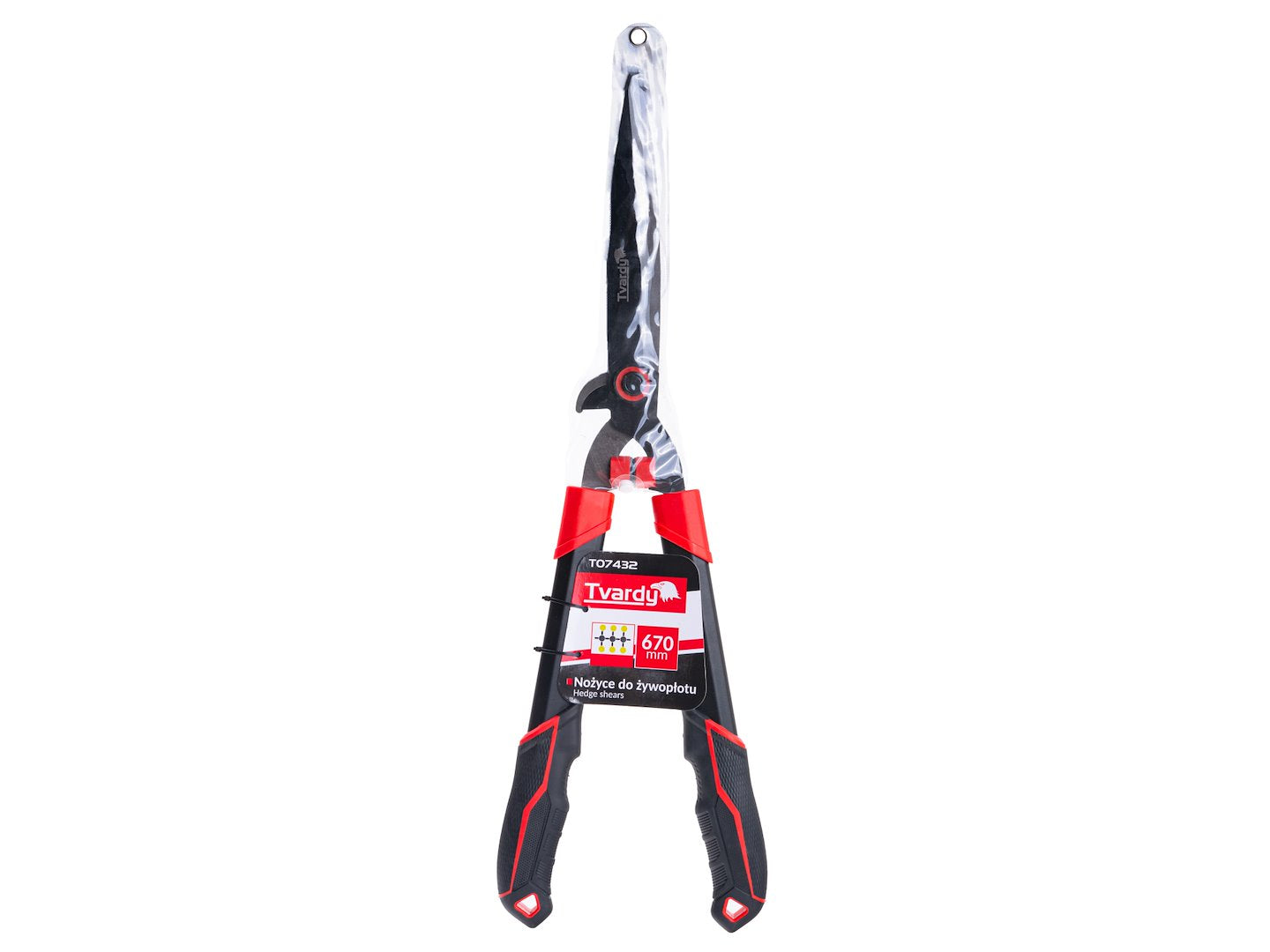 Heggenschaars met gegolfd mes 670mm PTFE