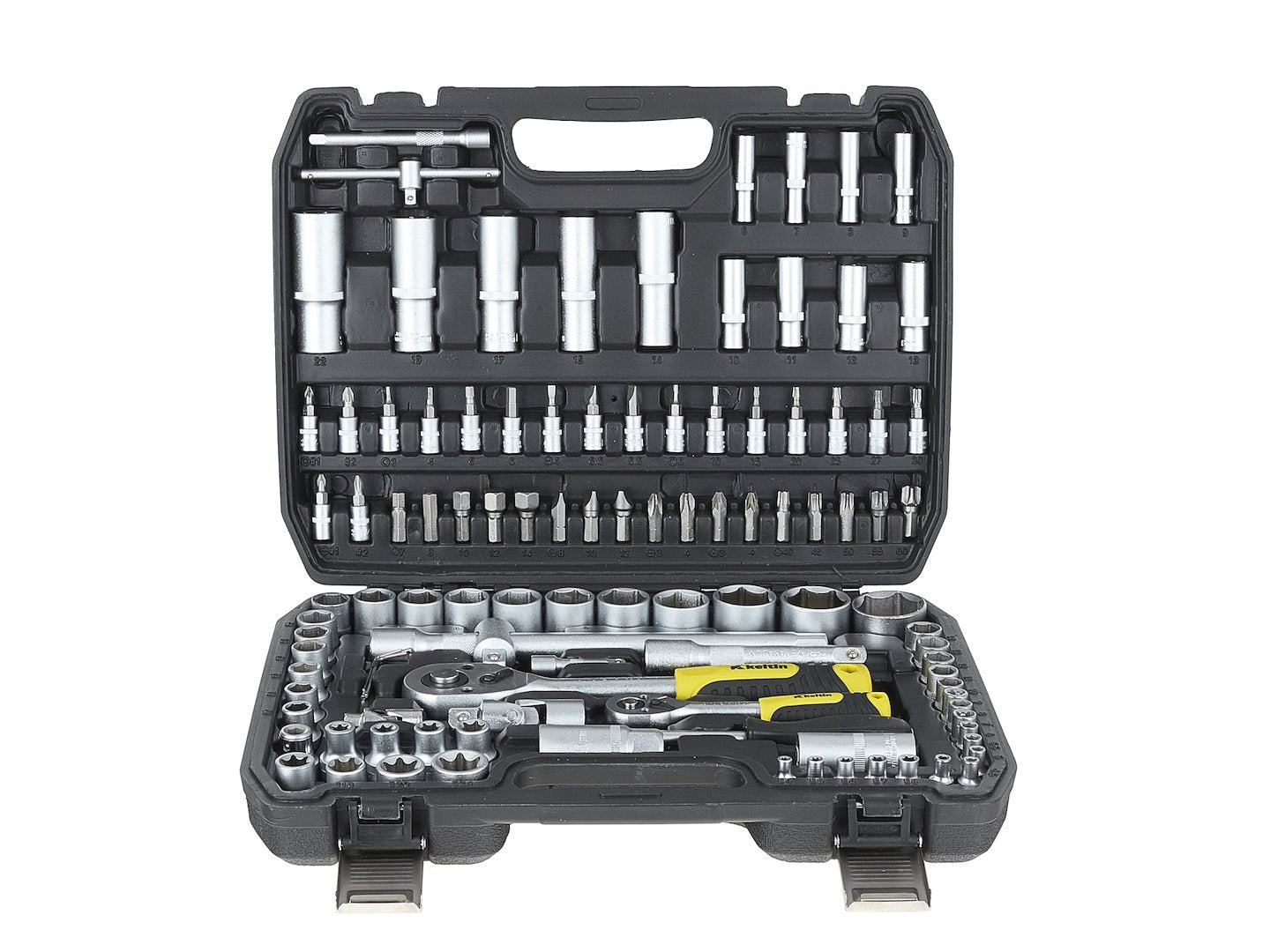 Set dop- en steeksleutels 108-dlg. 1/4" & 1/2"