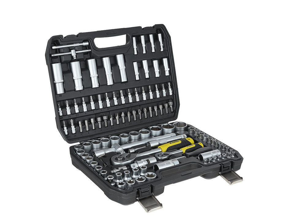 Set dop- en steeksleutels 108-dlg. 1/4" & 1/2"