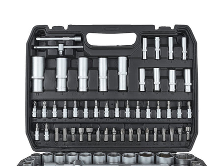 Set dop- en steeksleutels 108-dlg. 1/4" & 1/2"