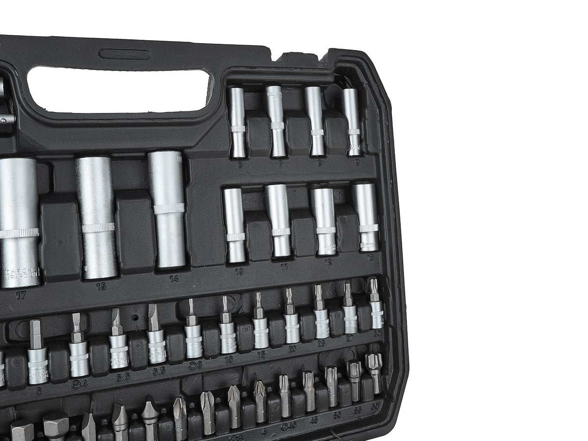 Set dop- en steeksleutels 108-dlg. 1/4" & 1/2"