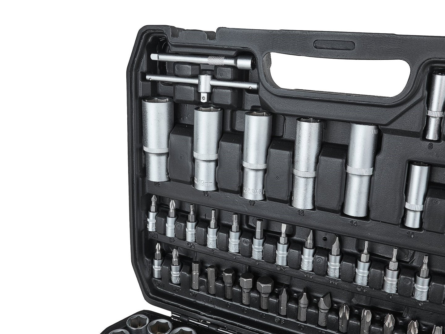 Set dop- en steeksleutels 108-dlg. 1/4" & 1/2"