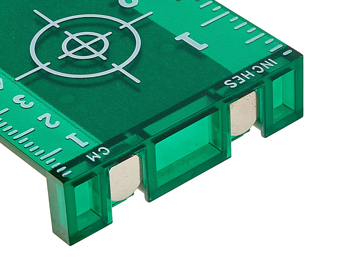 Doelplaat met magneet voor laser – groen