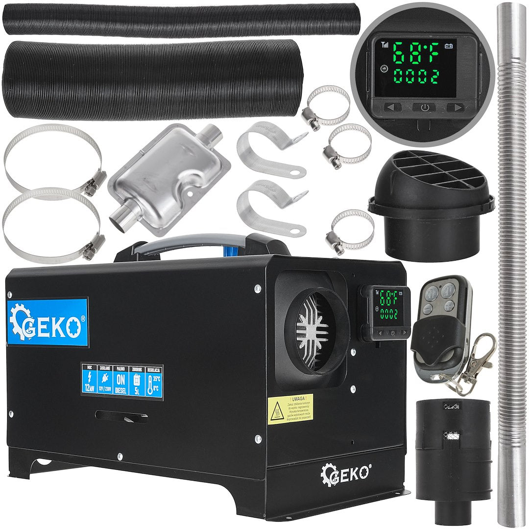 Autoverwarming – standkachel op diesel 12V/230V 12KW