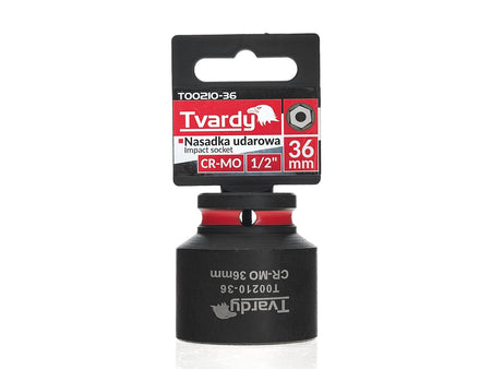 Slagdop 1/2" 6-kant 36mm CR-MO
