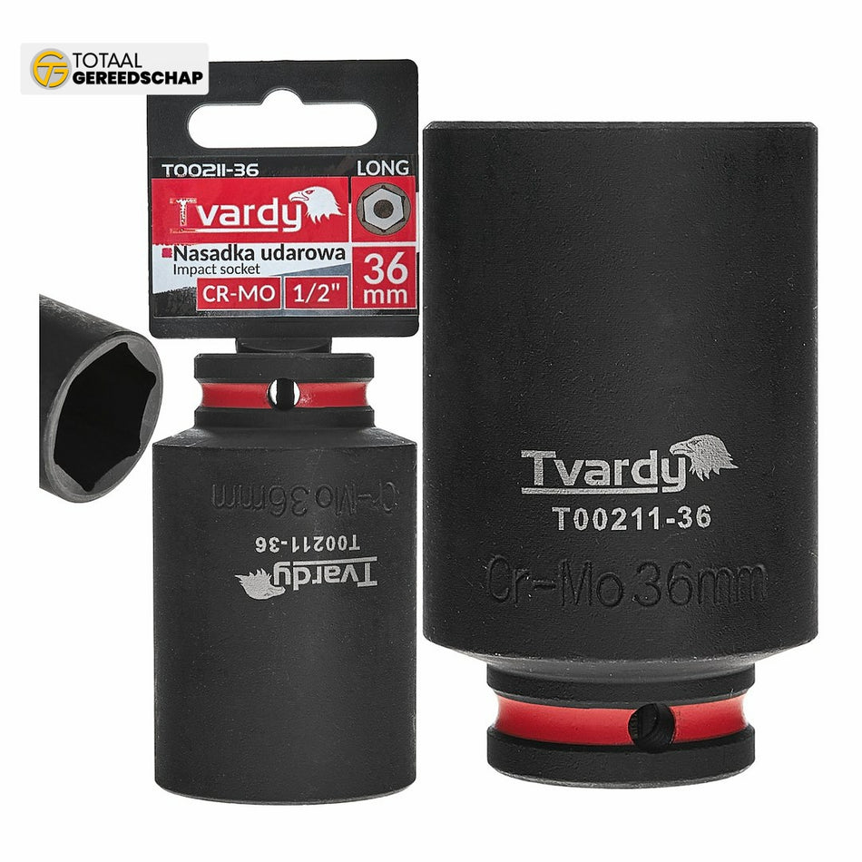Deep impact socket  1/2" 6PT 36mm CR-MO