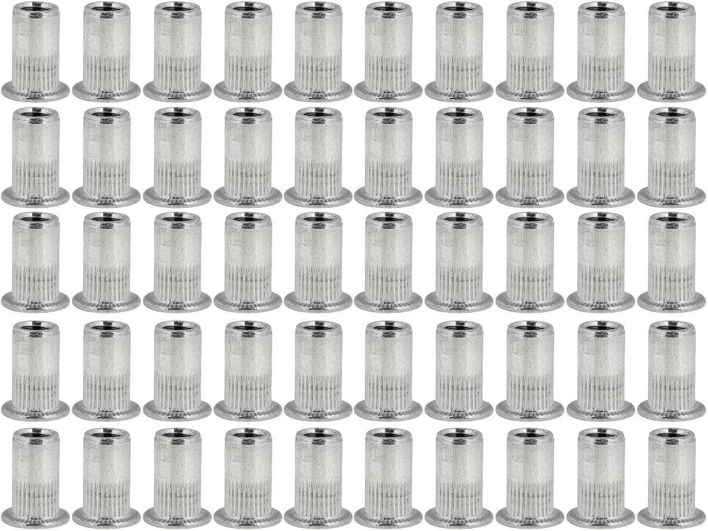 Set aluminium moeren inzet M5 0.5-2.5 50st