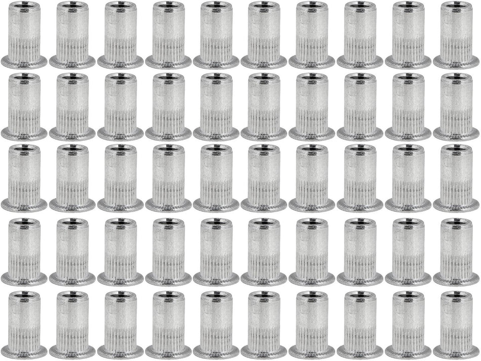 Set aluminium moeren inzet M5 0.5-2.5 50st
