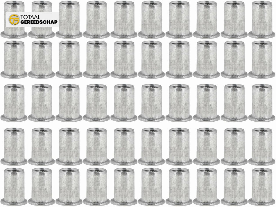 50pcs M10 1.0-3.5 aluminium rivet nuts set