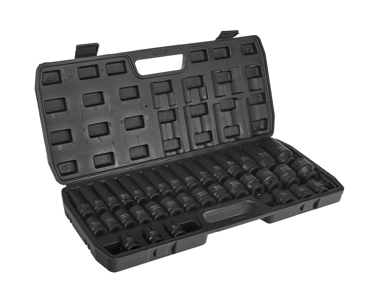 Set lange en korte slagdoppen 1/2" 8-32mm 35st.