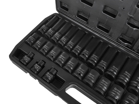 Set lange en korte slagdoppen 1/2" 8-32mm 35st.