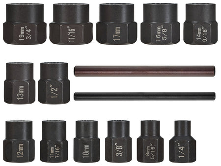 15 stuks 6-19mm boutuitdraaiset