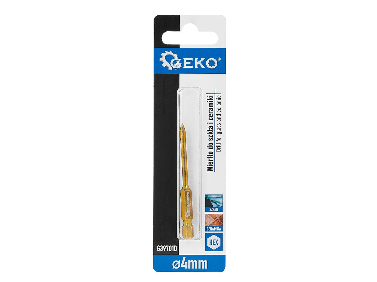 Boor voor glas en keramiek 4mm HEX