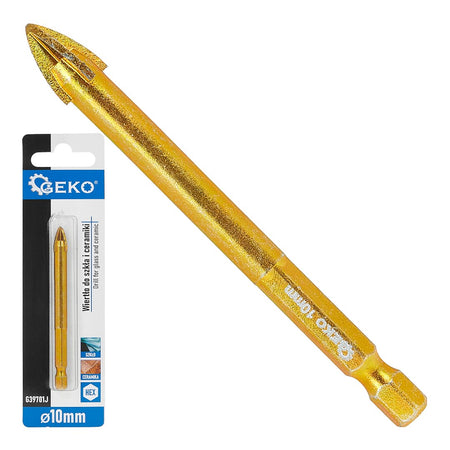 Boor voor glas en keramiek 10mm HEX