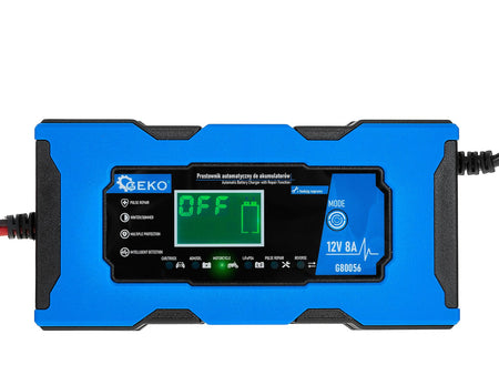 12V 8A automatische autolader met accureparatiefunctie