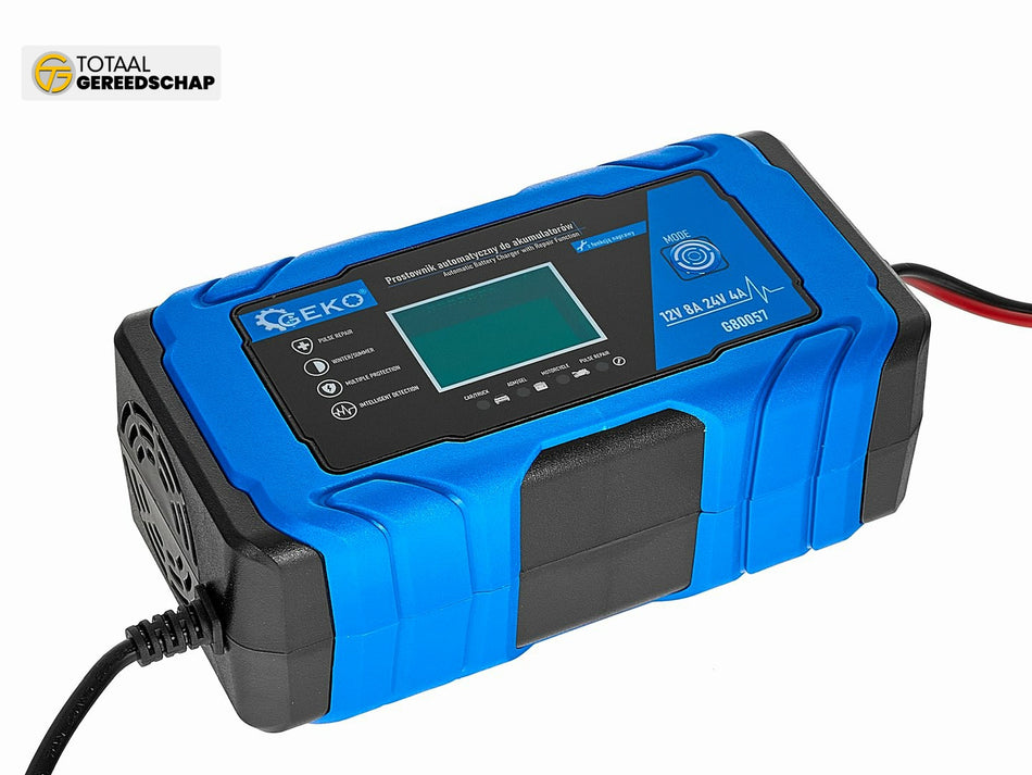 12/24V 8A automatic car charger with battery repair function