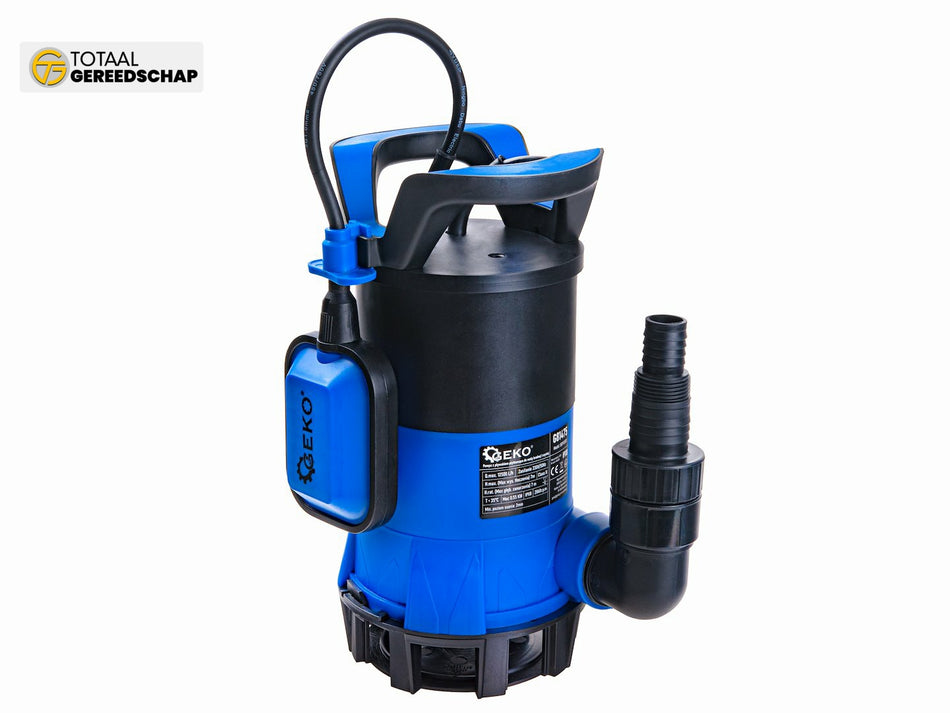 3in1 plastic submersible shallow-suction dirty&clean water pump with float switch 550W