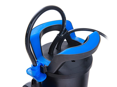3-in-1 kunststof dompelpomp ondiep voor vuil & schoon water met vlotterschakelaar 550W