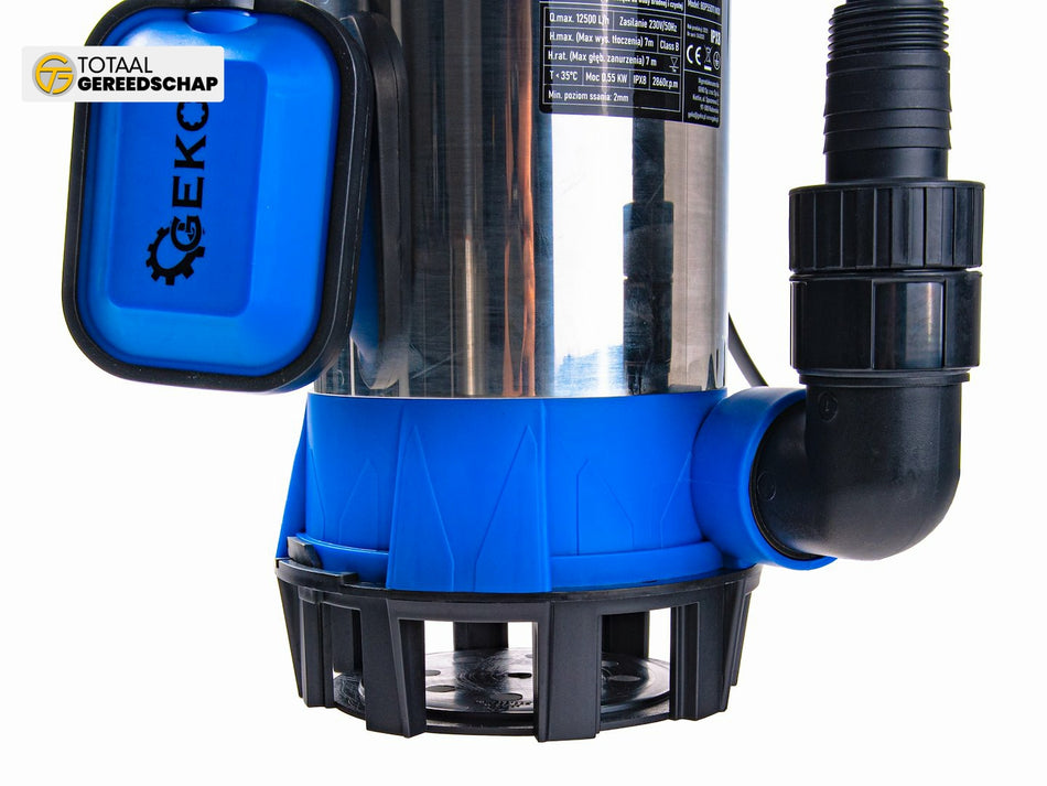 3in1 submersible shallow-suction dirty&clean water pump with float switch 550W