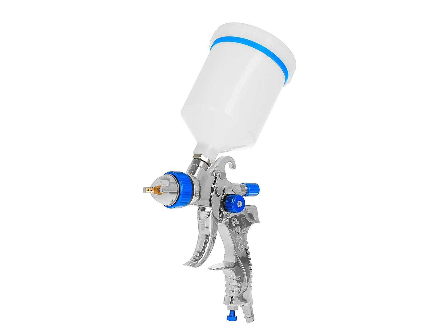 Spuitpistool HVLP 600ml + 4 nozzles (1.4-1.7-2-2.5)