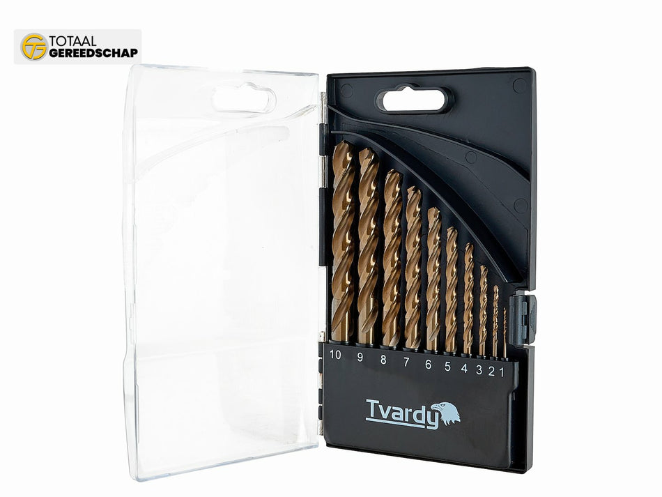 10 stuks 1-10 mm kobalt HSS M35-boren