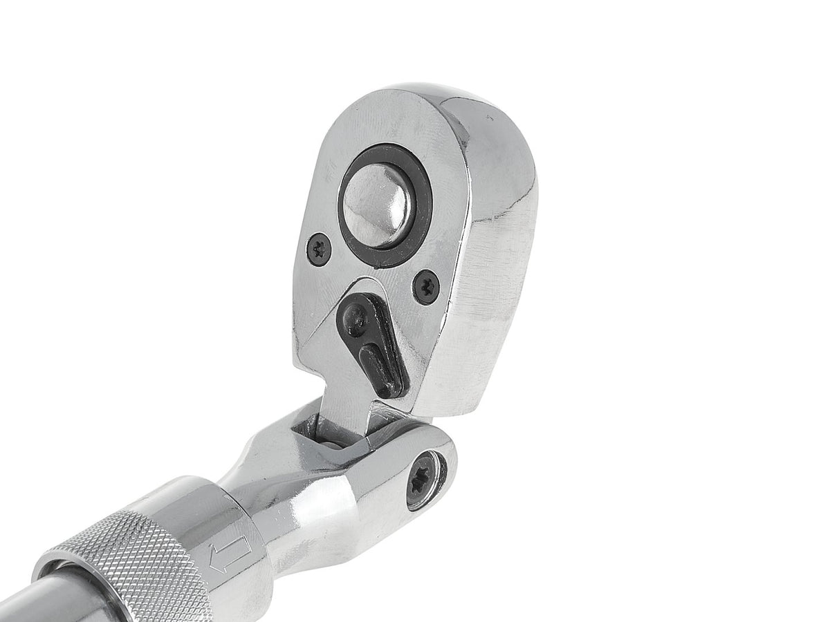 Telescoop flexibele kop ratel met handvat 1/2" 370-510mm 72T CrV