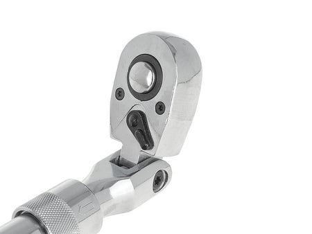 Telescoop flexibele kop ratel met handvat 1/2" 370-510mm 72T CrV