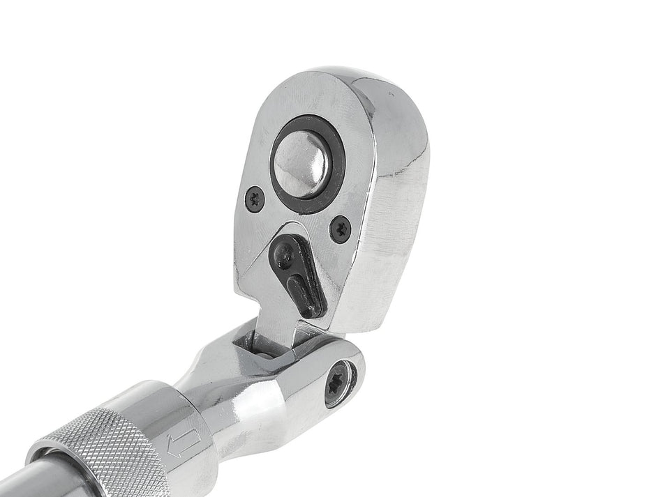 Telescoop flexibele kop ratel met handvat 1/2" 370-510mm 72T CrV