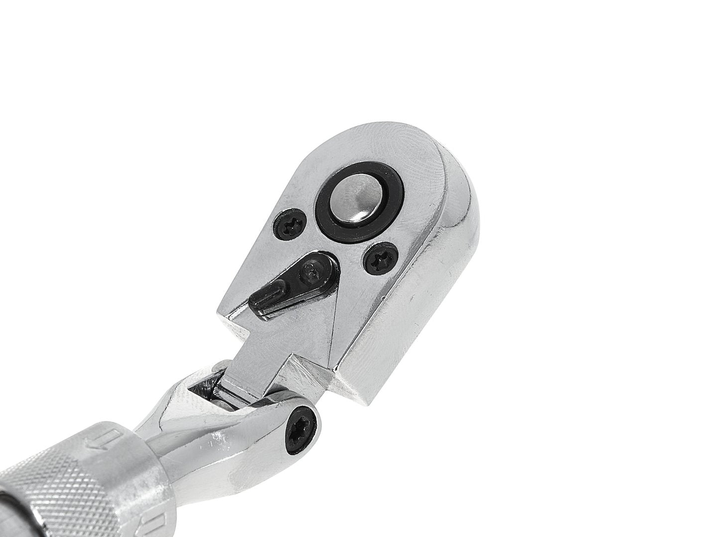 Telescoop flexibele kop ratel met handvat 1/4" 210-278mm 72T CrV