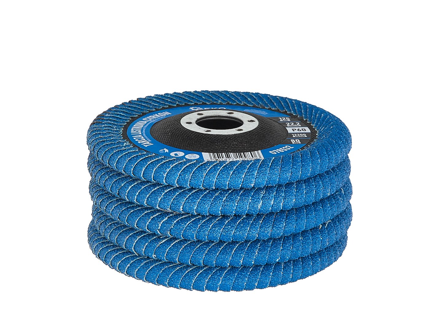Zirkonium flap-disc voor lieslasnaden 125 P60
