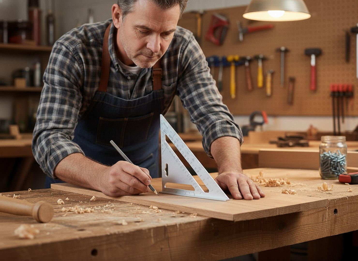 Hoek voor timmerman 180x180x255mm