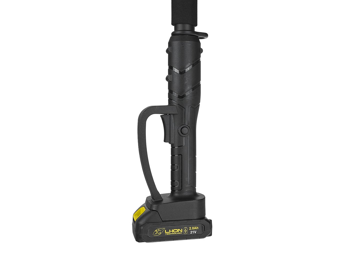 21V snoeischaar op accu 30mm 2x2.0Ah met telescopische steel 1,65-2,50m