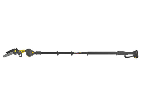 21V 6" kettingzaag op accu 2x2.0Ah – XXL set met telescopische steel 1,65-2,50m